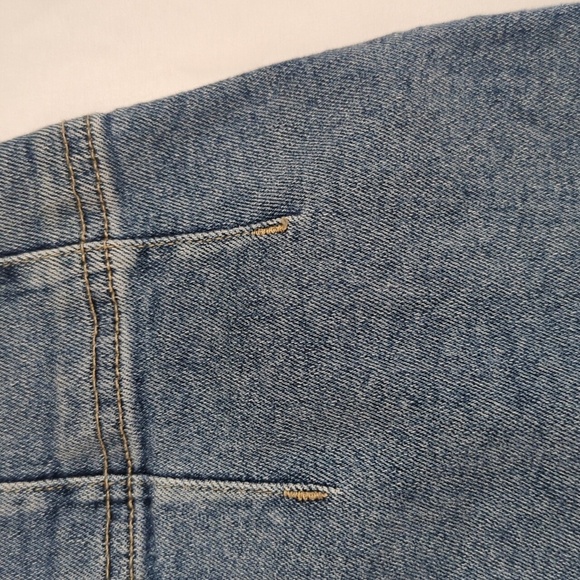 Free People Virgo Zipper Front Denim Mini Skirt, Color Sierra Wash Size 25 - Picture 9 of 15